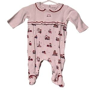 EUC Mayoral Footie with Bears and Bunnies Traveling to Paris